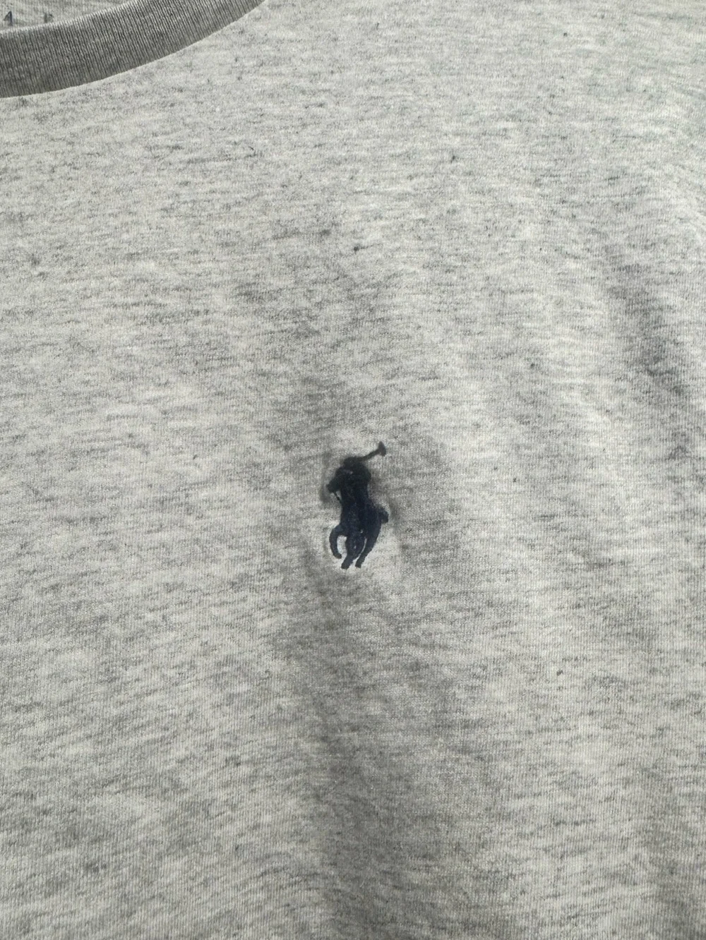 Polo by Ralph Lauren Heathered Gray T-Shirt Size Large